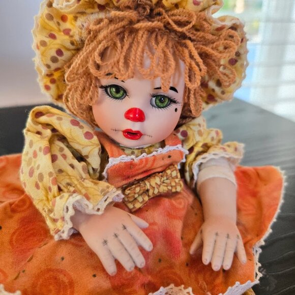 Marie Osmond Porcelain doll Rag A Muffin Pumpkin Spice , 8 inches 2006 #3501 - Picture 2 of 6